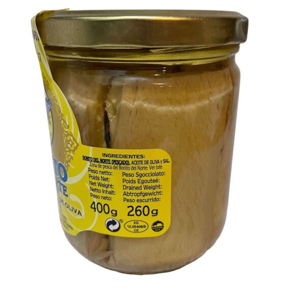 Bonito Del Norte en aceite de oliva, Hoya, 400 g - Imagen 2