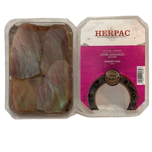 Atún Ahumado en aceite, Herpac, 250g