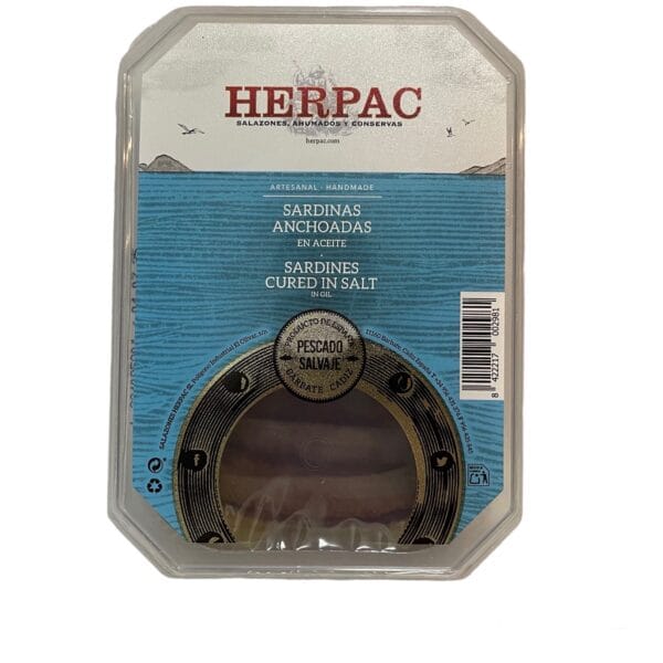 Sardinas Anchoadas en aceite, Herpac, 300g - Imagen 2