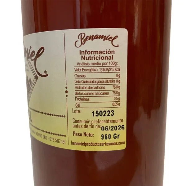 Miel Mil Flores Sierra Grazalema, Benamiel, 960 g - Imagen 5